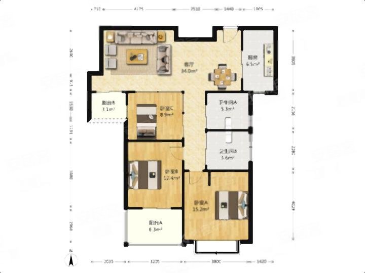 房东刚到店登记)诚心出售)价格可谈)家电全留带车位)先到先得,蝴蝶湾