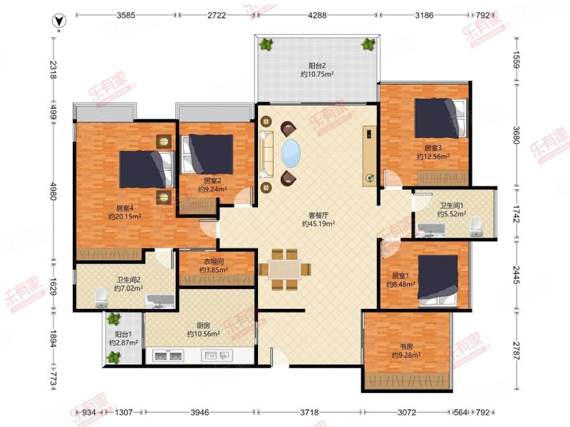 开发商保留单位,赠送多,高楼层景观好,视野棒,业主急卖,宝能太古城北