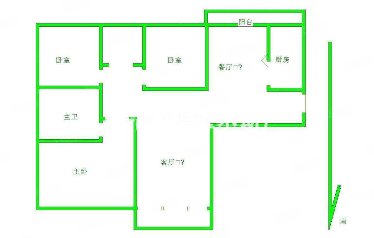 欧洲尚品3室2厅2卫127㎡南北79.31万