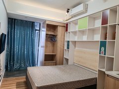 韶关浈江大学路南向看江，金港湾商贸城温馨公寓，全新装修。出租房源真实图片
