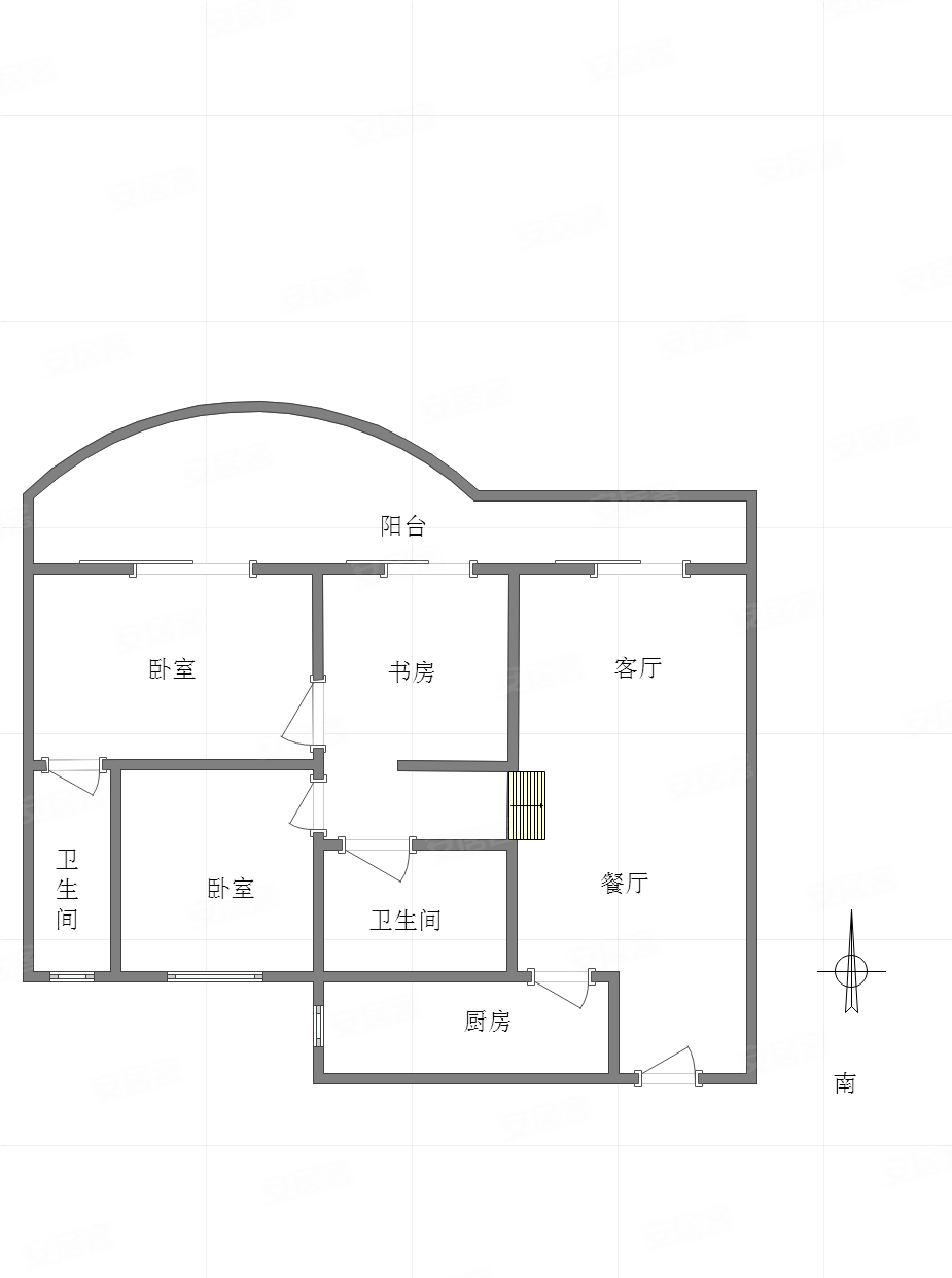 沙坪坝金华苑3室2厅2卫130.66㎡西南115万