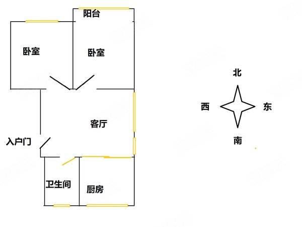 潍坊高新区新市府吉祥如意城整租 歌尔呼叫中心 阳光融合多层精装两室