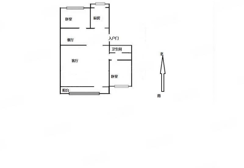 果园新里中区2室2厅1卫88.08㎡南北169万