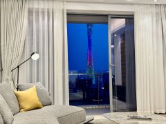 珠江新城 网红小区高层景观视野开阔，家私家电齐全 拎包入住