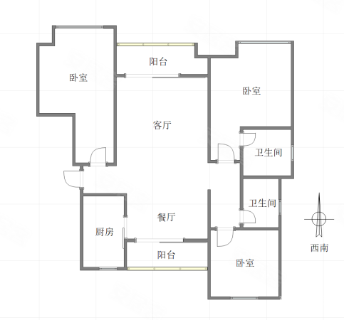 江樾府户型图图片