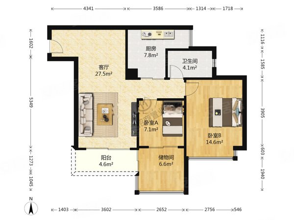 深圳南山蛇口招商雍景湾招商雍景湾 精装修2室2厅 车位充足,南北通透