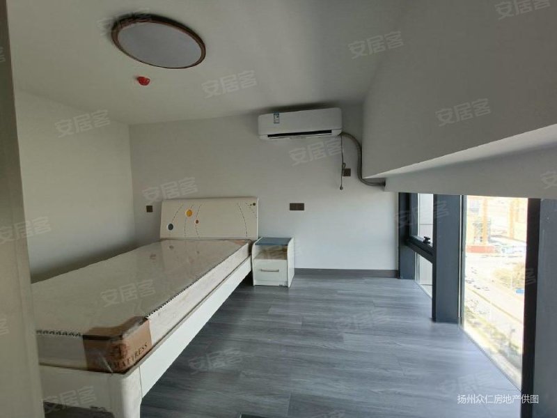 首付2成)挑高复式)全景落地窗)靠文昌阁)东关街)高铁站,运河领寓loft