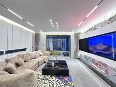 西安曲江新区南湖曲江池 万众国际 天字一号 可月付豪装四室 大唐芙蓉园可短租出租房源真实图片