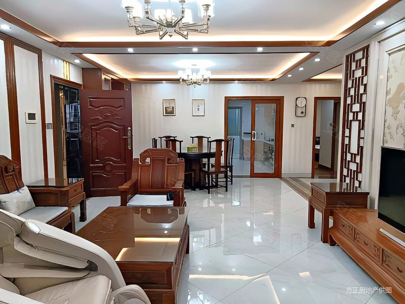 惠州西湖旁4a景区丽日花园豪装三房130平出售送高档红木家具