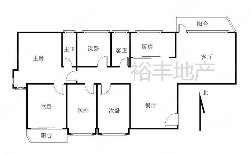 佳和广场5室2厅2卫147㎡南75万