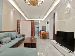 海口秀英西海岸西海岸中心地段 华府蓝湾二期三房出租  干净整洁 豪华装修出租房源真实图片