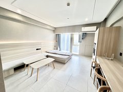 杭州滨江彩虹城可月付短租近联庄地铁口海威领界德信知本大厦整租一室一厅落地窗出租房源真实图片
