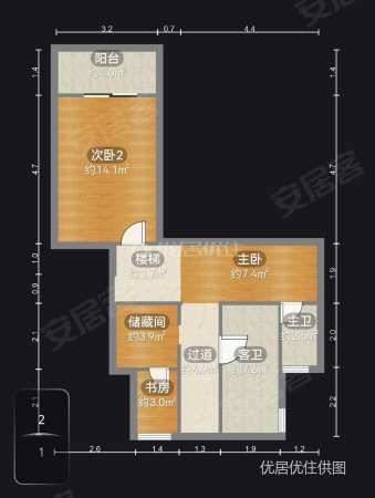 复地花屿城(D5区)4室2厅3卫157㎡南230万