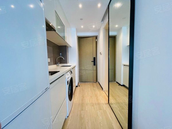 深圳南山南油华联城市中心南山出租 华联u舍 原木风一房出租 全齐