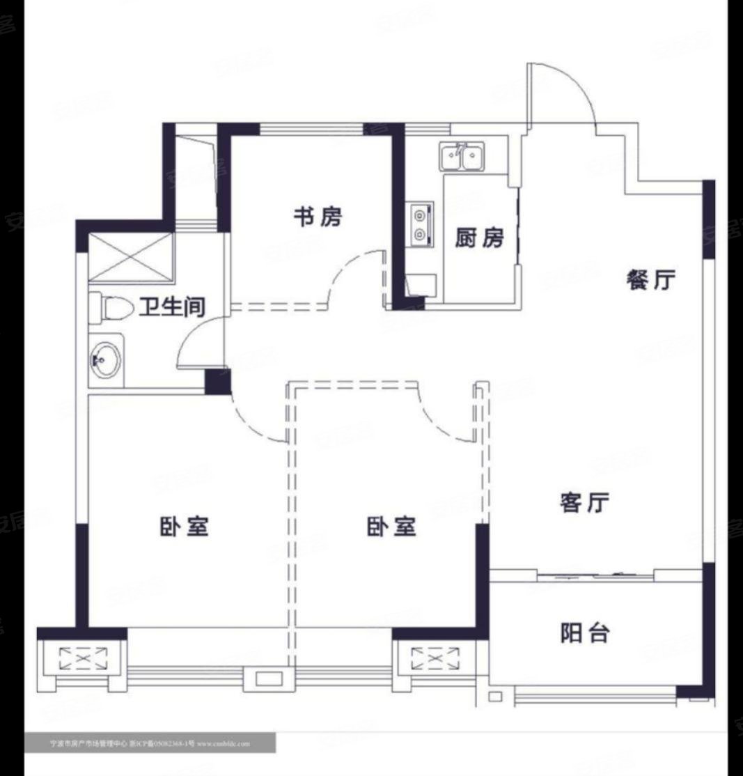 甬樾湾(西区)二手房,143万,3室2厅,1卫,88平米-宁波安居客