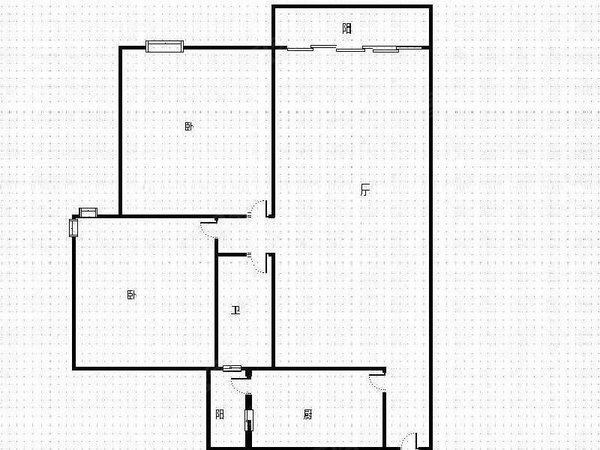 重庆渝北人和南极凤麟苑南极凤麟苑 2室2厅1卫 电梯房 99平 精装修