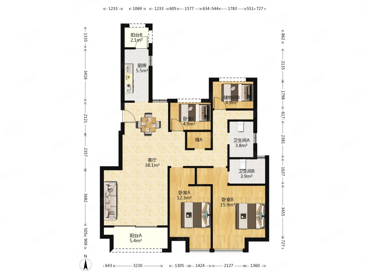 黄桥核心君汇上品11层电梯洋房全新毛坯采光好位置安静
