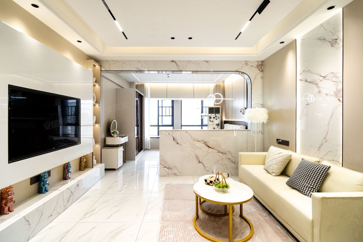 原图实拍实价！侯家塘南门口摩天一号十二兽一室一厅拎包入住！