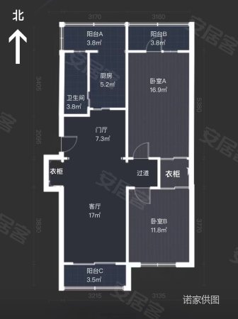 延生里2室2厅1卫89.67㎡南360万