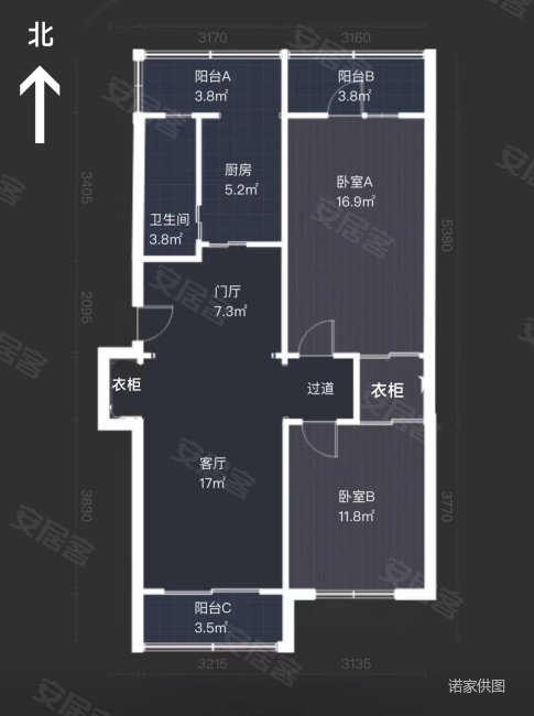 延生里2室2厅1卫89.67㎡南360万