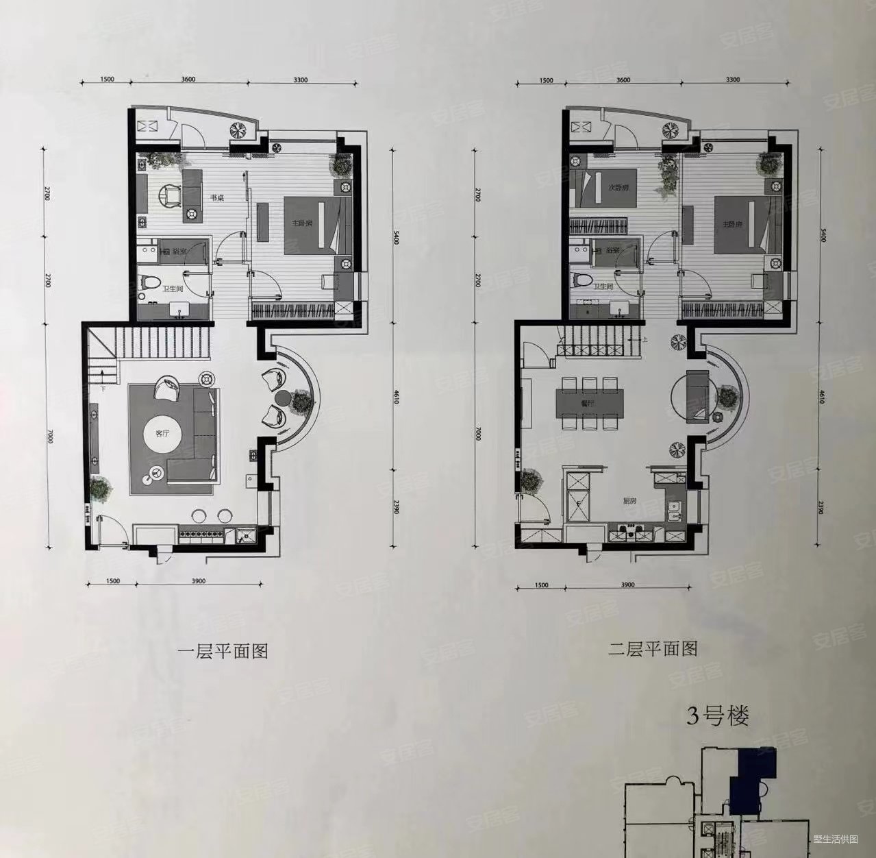 北四环豪宅空中叠墅精装大平层叠墅墅双地铁500米