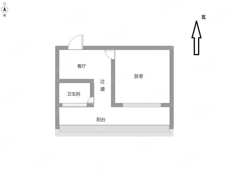 吉恒街6号院1室1厅1卫40㎡南33万