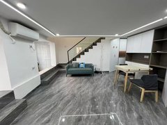 九江濂溪万达广场便宜出租！万达商圈！1米8大床浔南名邸欢乐颂万达精装复式公寓出租房源真实图片