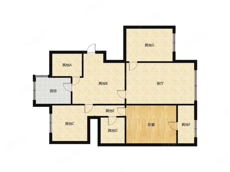 世纪东方广场边 太古城 中层自住精装 三开间朝南 两卫双阳台