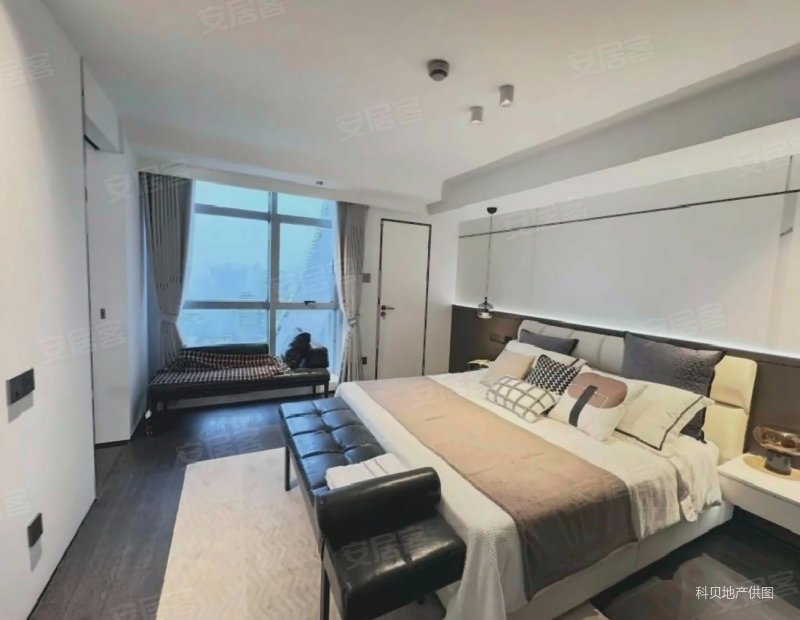 陆家嘴商圈万源晶典公寓温馨1室俯瞰黄浦江高区无遮挡