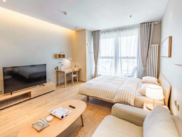 北京房山良乡紫汇家园包物业包取暖 整租精装公寓 0中介 家具家电齐全