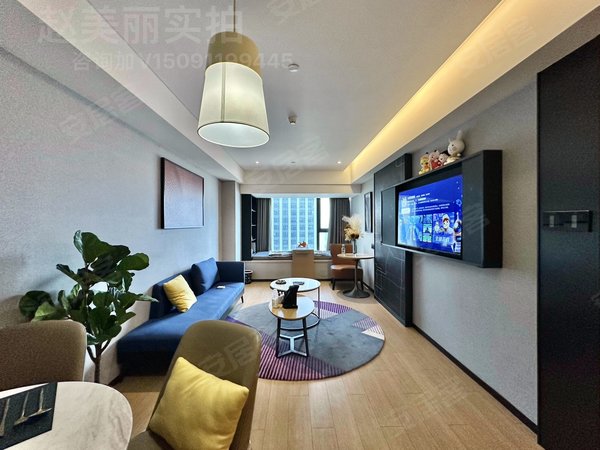 西安高新区软件园美墅月付 一室一厅 高端公寓 带健身房 唐延路 财富