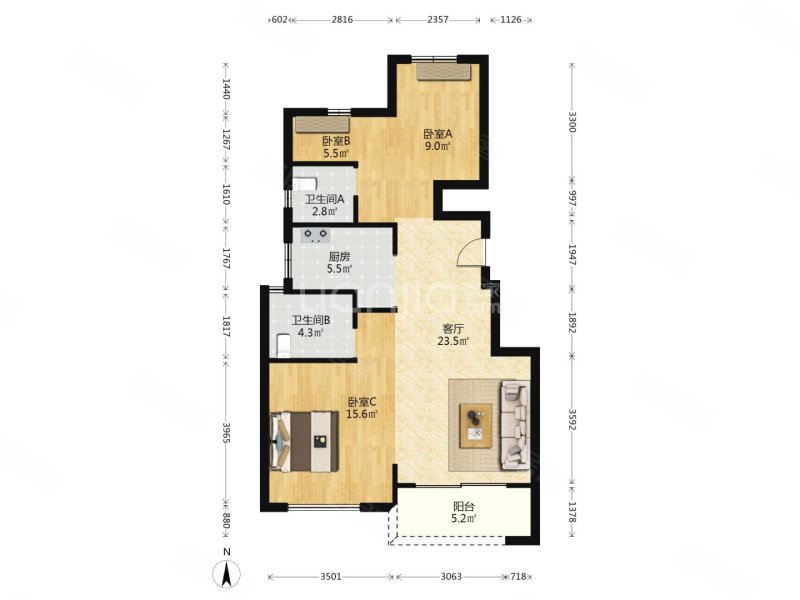 滨湖新城低密纯洋房社区!外地房东着急出售!好楼层!