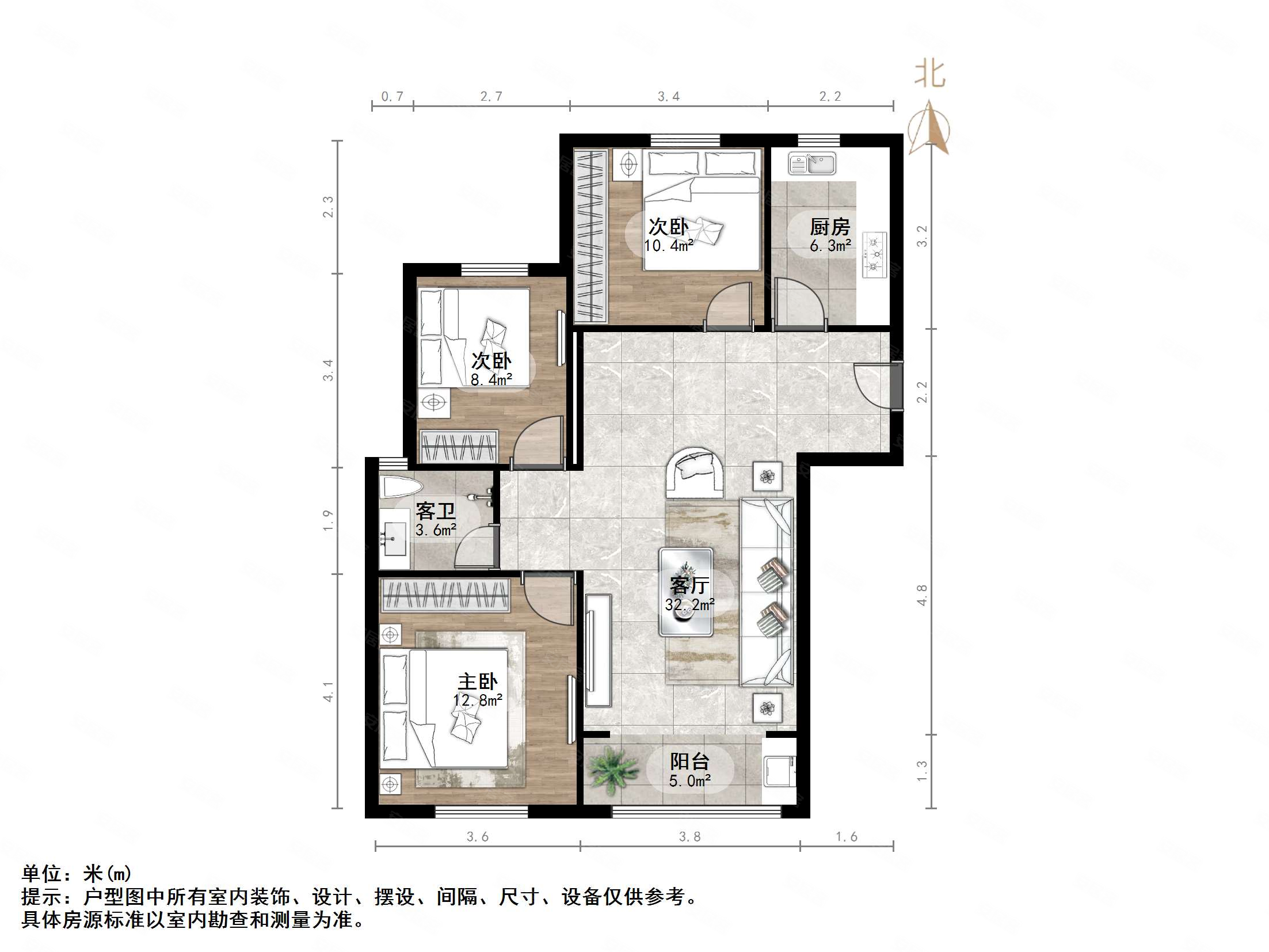 国建悦美城户型图图片