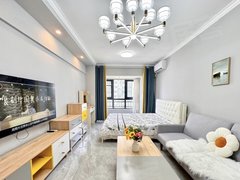 益阳赫山万达广场赫山庙 万达附近 轻奢奶油风公寓 可押一付一 随时入住出租房源真实图片