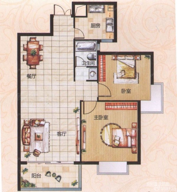 新龙基清泉山庄2室2厅1卫81㎡南北32万