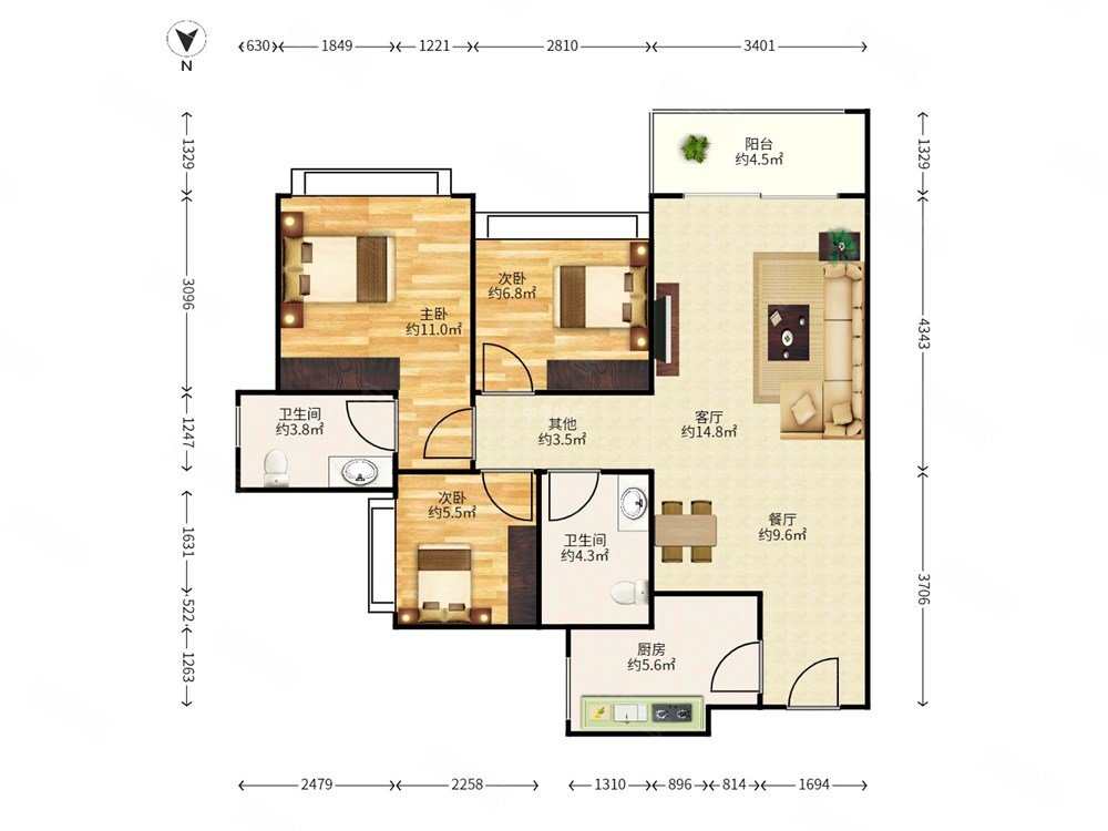 朗泓龙园大观二期