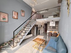 蚌埠蚌山新城区万达！银泰！奥园复式公寓！朝南精装！随时看房出租房源真实图片