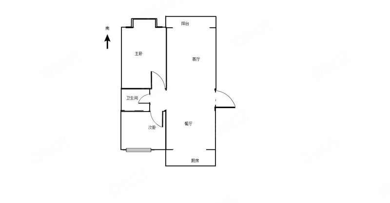 盛仓新苑青翠园2室1厅1卫88.9㎡南140万