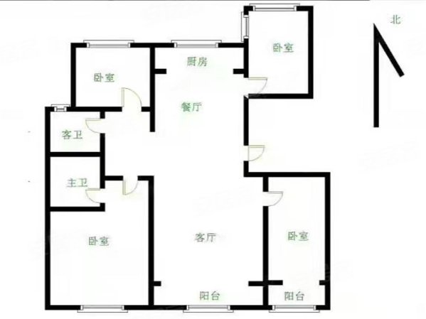 外滩首府4室2厅2卫140㎡南北89.8万