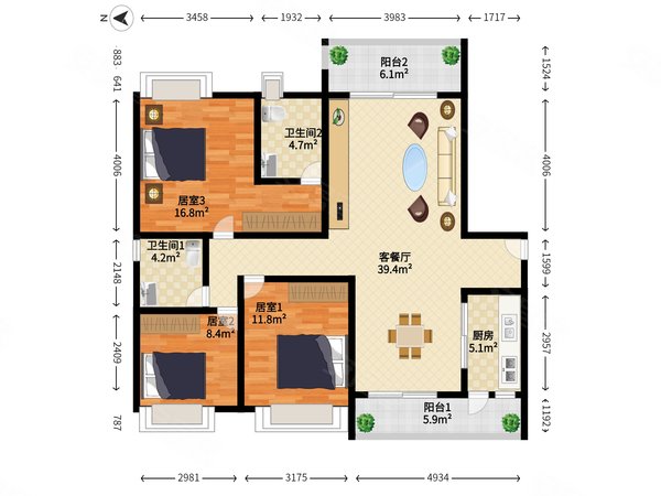金洲租房,南沙儿童公园旁阳光城丽景湾精装3房对流户型全新自住欢迎