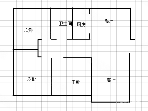 龙湖新城北区3室2厅1卫106㎡南55万