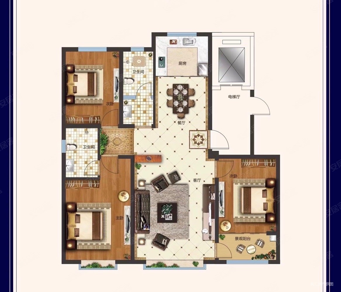 富亭精装大h户型,双卫送家具家电!拎包入住!,顺泽怡景华庭二手房,69.