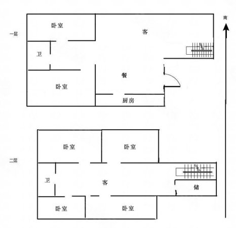 富盛苑A区6室3厅3卫177㎡南北95万