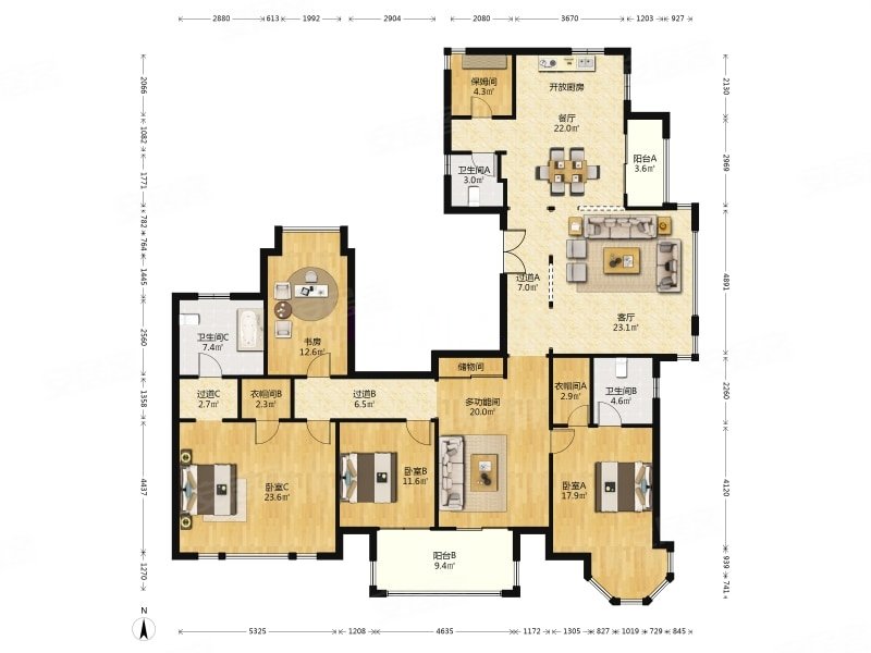 院士楼 精装修 带车位 沿河景观位置 视野宽阔 采光明亮,天恒名城二手