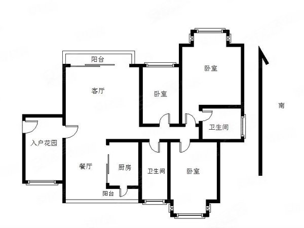 广州花都秀全保利城花园保利城花园三房出租 配置齐全 拎包入住出租