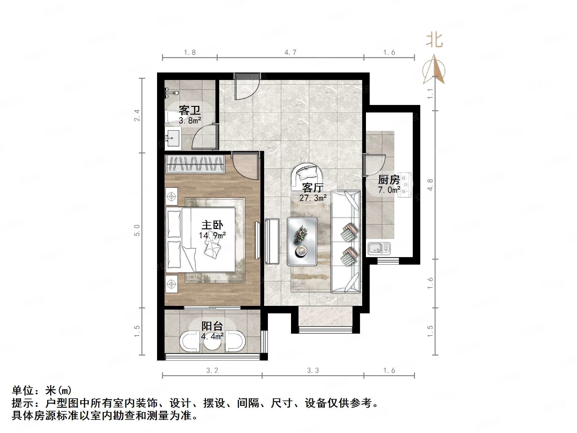 匡山小区琪鑫苑(匡山小区112-113,119-130号)2室1厅1卫74㎡南北70万