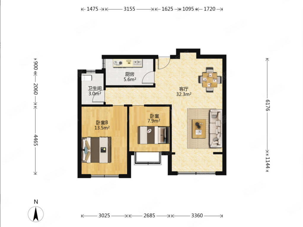 万科幸福里小高层   楼层 业主急售 户型方正 全天采光