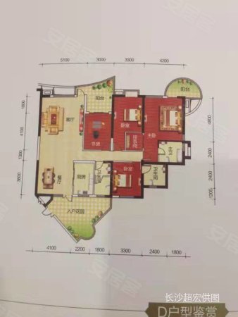 潮宗御苑4室2厅3卫208.7㎡南北358万