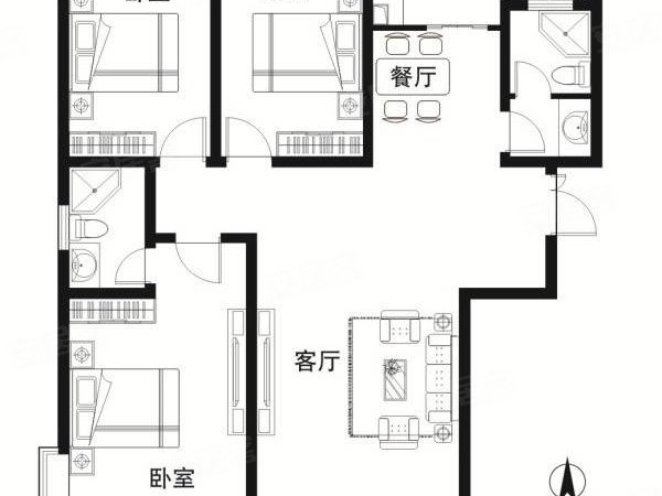 【多图】珑门,观澜租房,4号线长湖地铁口 体育公园旁 珑门名苑 精装