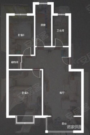 翠亨花园北里2室2厅1卫97㎡南160万